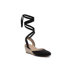 Brand new in box Black Abeo Espadrille Lace up shoes